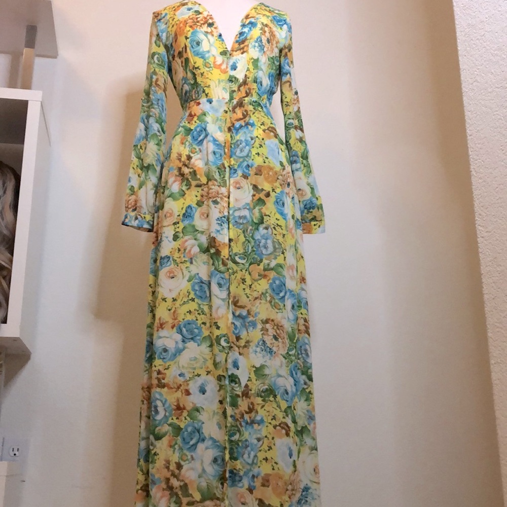 Flower print romper